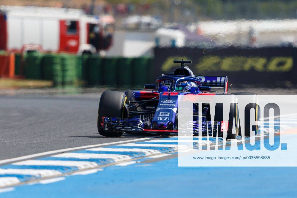 Brendon Hartley Scuderia Toro Rosso with his car on the track Grosser Preis von Deutschland 2018 Motorsport Formula 1 20 07 2018 German Grand Prix 2018 Motorsport Formula 1 20 07 2018 Hockenheim