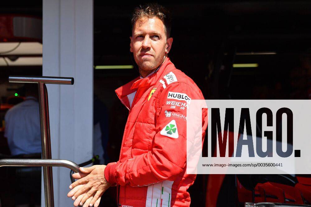 Sebastian VETTEL GER Scuderia Ferrari action single image truncated single motive half figure half figure training Formula 1 GP of GermanyGermany Hockenheimring season 2018 on 20 07 2018