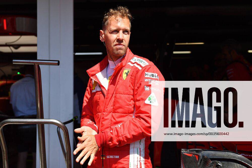 Sebastian VETTEL GER Scuderia Ferrari action single image truncated single motive half figure half figure training Formula 1 GP of GermanyGermany Hockenheimring season 2018 on 20 07 2018