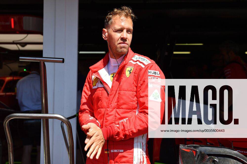 Sebastian VETTEL GER Scuderia Ferrari action single image truncated single motive half figure half figure training Formula 1 GP of GermanyGermany Hockenheimring season 2018 on 20 07 2018