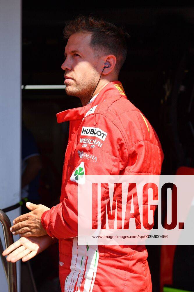 Sebastian VETTEL GER Scuderia Ferrari action single image truncated single motive half figure half figure training Formula 1 GP of GermanyGermany Hockenheimring season 2018 on 20 07 2018