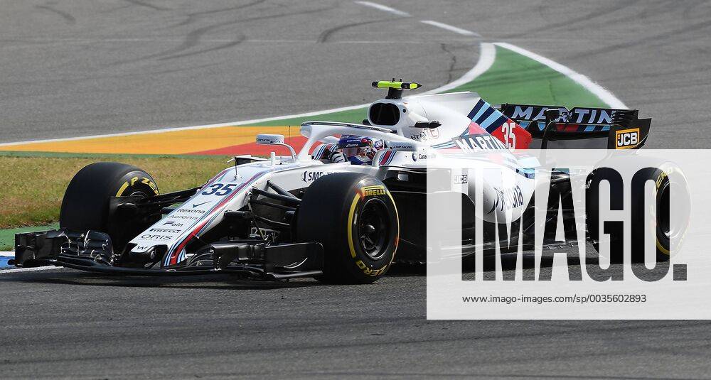 Formula 1 Grand Prix of Germany Grand Prix of Germany 1 Free practice 2018 v l Sergey Sirotkin Williams Mercedes Hockenheim