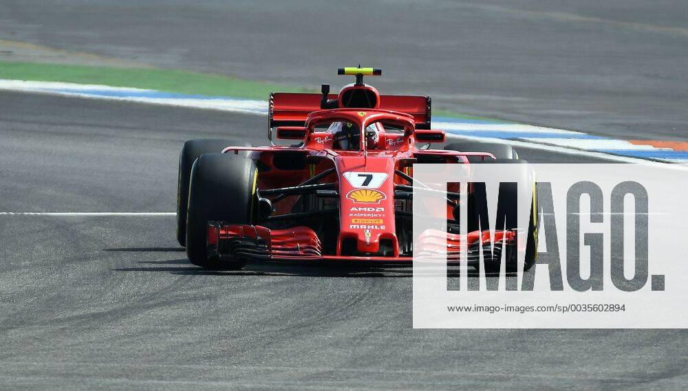 Formula 1 Grand Prix of Germany Grand Prix of Germany 1 Free practice 2018 v l Kimi Raikkonen Ferrari Scuderia Ferrari Hockenheim