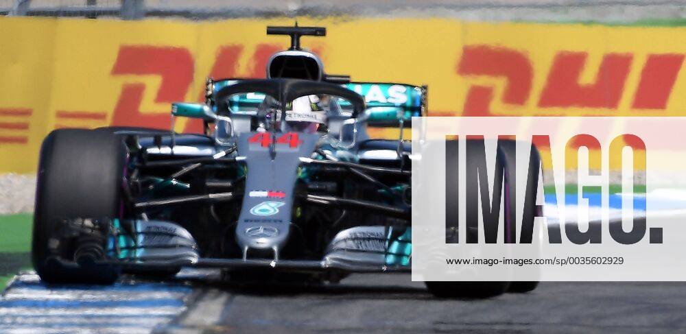 Formula 1 Grand Prix of Germany Grand Prix of Germany 1 Free practice 2018 v Lewis Hamilton Mercedes AMG Hockenheim