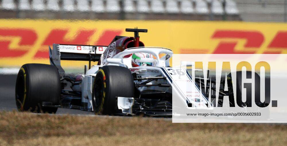 Formula 1 Grand Prix of Germany Grand Prix of Germany 1 Free practice 2018 v l A Giovinazzi Sauber Ferrari Hockenheim