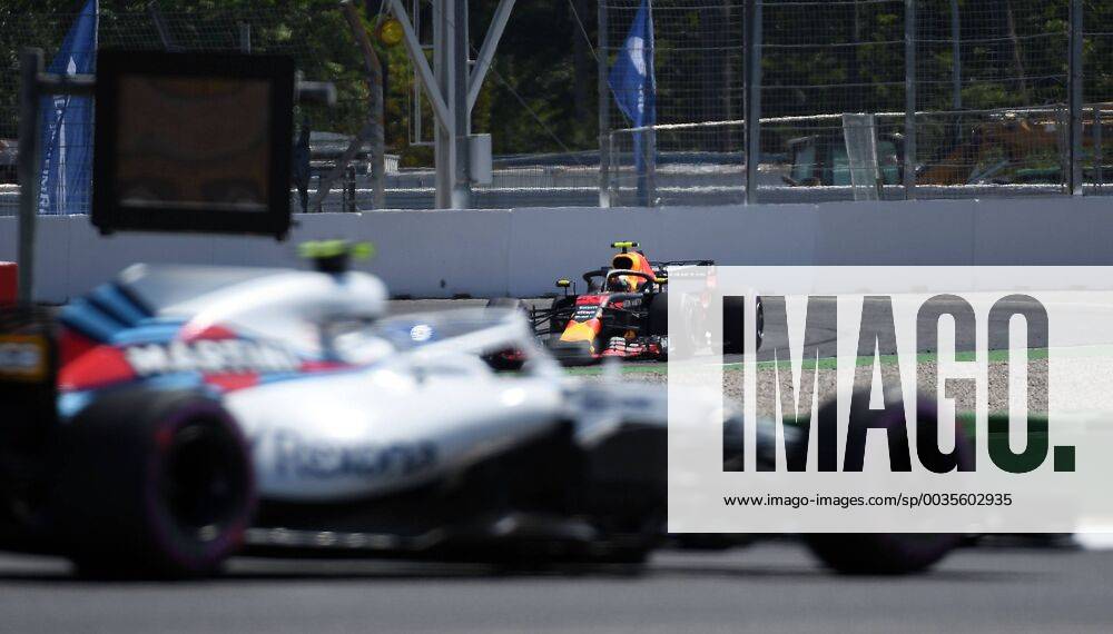 Formula 1 Grand Prix of Germany Grand Prix of Germany 1 Free practice 2018 v l A Giovinazzi Sauber Ferrari Max Verstappen Red Bull Racing Hockenheim