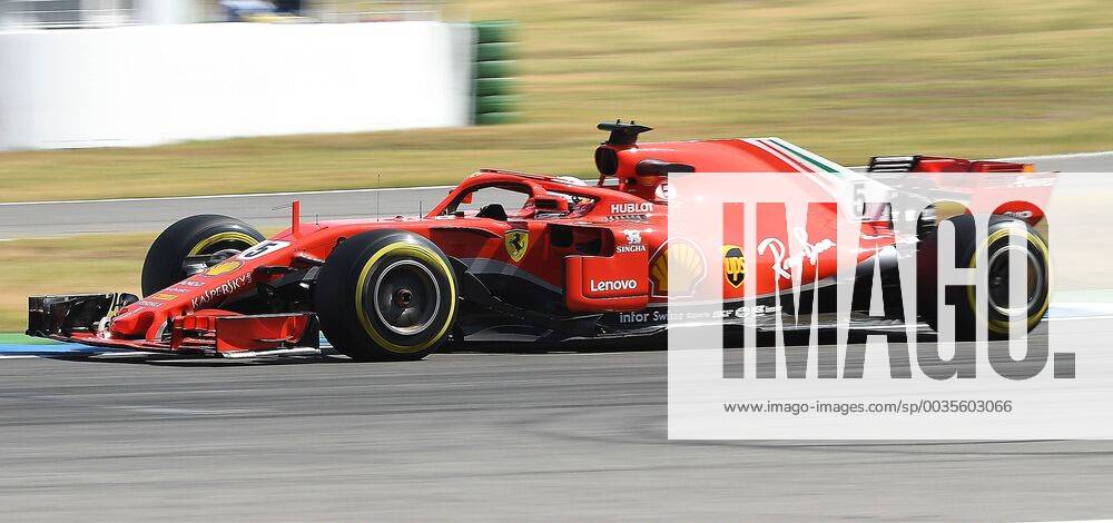 Formula 1 Grand Prix of Germany Grand Prix of Germany 1 Free practice 2018 v l Sebastian Vettel Ferrari Scuderia Ferrari Hockenheim