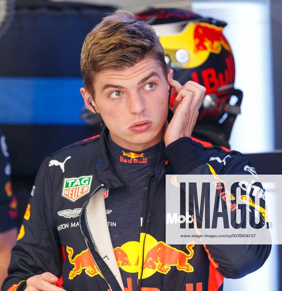 Max Verstappen Red Bull Racing in the box Grand Prix of Germany 2018 Motorsport Formula 1 20 07 2018 German Grand Prix 2018 Motorsport Formula 1 20 07 2018 Hockenheim