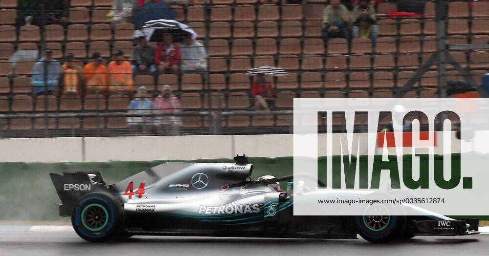 Formula 1 FIA Grand Prix of Germany 3 Free practice 2018 v Lewis Hamilton Mercedes AMG Hockenheim