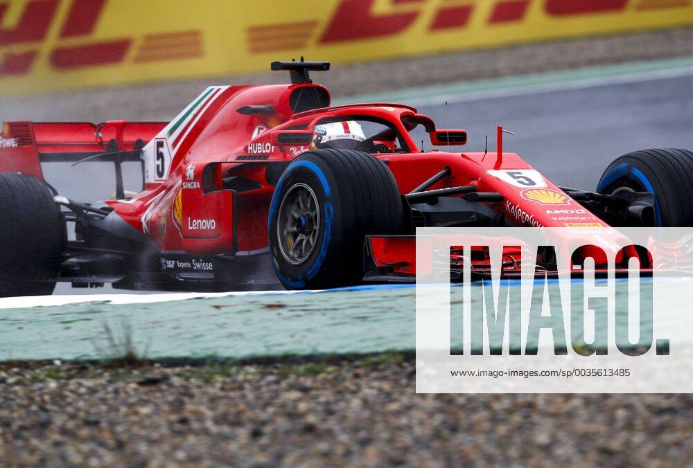 Motorsports: FIA Formula One World Championship WM Weltmeisterschaft 2018, Grand Prix of Germany, 5 Sebastian Vettel (GER, Scuderia Ferrari), Hockenheim Germany
