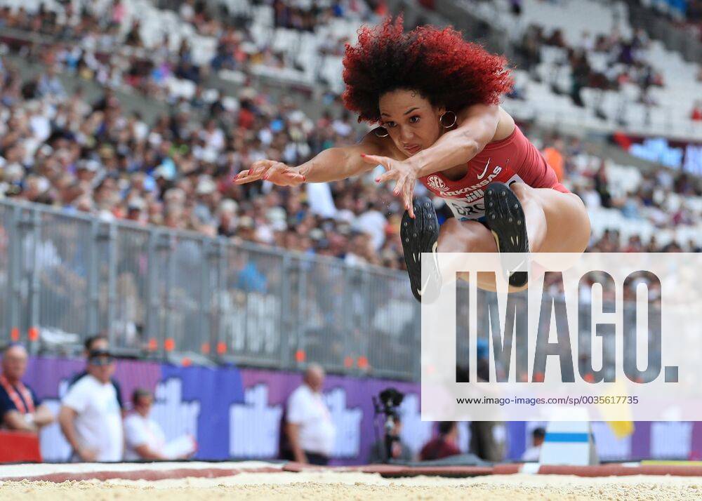 KW29 21st July 2018, London Stadium, London, England; Diamond League Athletics, day 1; Taliyah Brooks (USA) in the women s long jump ActionPlus12049392 ShaunxBrooks