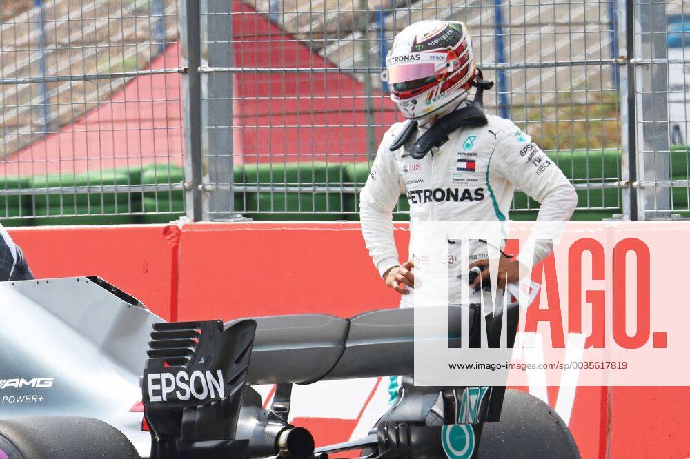 20 07 22 07 2018 FIA Formula 1 Championship Formula One Grand Prix Germany 2018 In the picture outage Lewis Hamilton GB 44 Mercedes AMG Petronas Motorsport in qualifying Hockenheim Germany eel-fotografie Eberhard Krieger