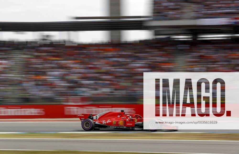 Motorsports: FIA Formula One World Championship WM Weltmeisterschaft 2018, Grand Prix of Germany, 5 Sebastian Vettel (GER, Scuderia Ferrari), Hockenheim Germany