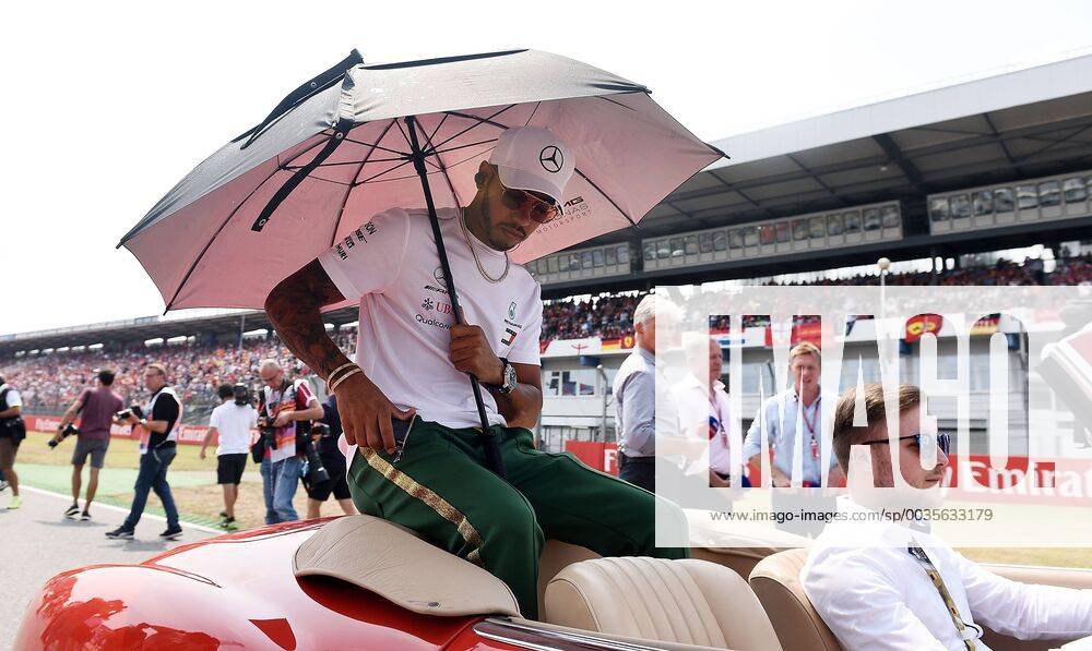 Formula 1 FIA Grand Prix of Germany race 2018 v l driver parade Lewis Hamilton Mercedes AMG Hockenheim