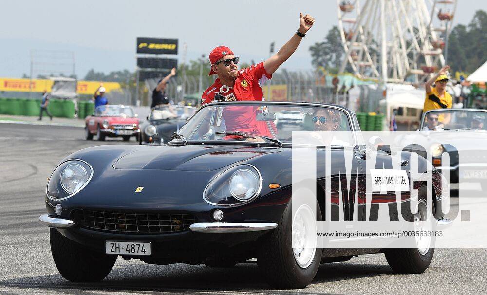 Formula 1 FIA Grand Prix of Germany race 2018 v l Sebastian Vettel Ferrari Scuderia Ferrari driver parade Hockenheim
