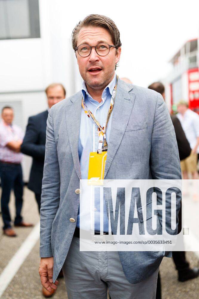 Federal Minister of Transport Andreas Scheuer Grand Prix of Germany 2018 Motorsport Formula 1 22 07 2018 German Grand Prix 2018 Motorsport Formula 1 22 07 2018 Hockenheim