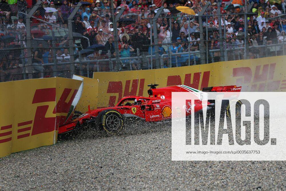 Motorsports: FIA Formula One World Championship WM Weltmeisterschaft 2018, Grand Prix of Germany, 5 Sebastian Vettel (GER, Scuderia Ferrari), Hockenheim Germany