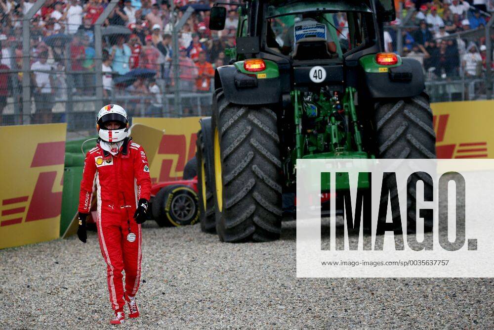 Motorsports: FIA Formula One World Championship WM Weltmeisterschaft 2018, Grand Prix of Germany, 5 Sebastian Vettel (GER, Scuderia Ferrari), Hockenheim Germany