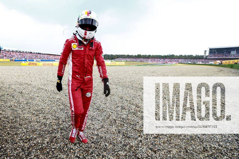 Motorsports: FIA Formula One World Championship WM Weltmeisterschaft 2018, Grand Prix of Germany, 5 Sebastian Vettel (GER, Scuderia Ferrari), Hockenheim Germany