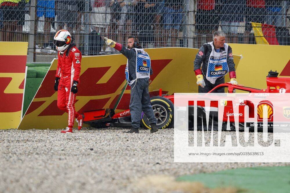 Motorsports: FIA Formula One World Championship WM Weltmeisterschaft 2018, Grand Prix of Germany, 5 Sebastian Vettel (GER, Scuderia Ferrari), Hockenheim Germany