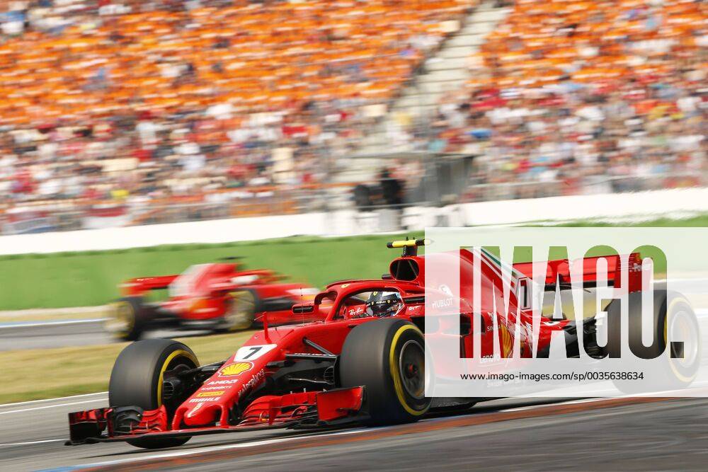Motorsports: FIA Formula One World Championship WM Weltmeisterschaft 2018, Grand Prix of Germany, 7 Kimi Raikkonen (FIN, Scuderia Ferrari), Hockenheim Germany