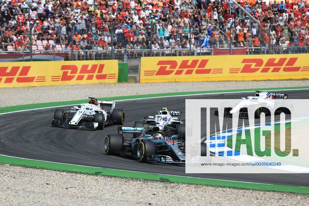 22nd July 2018, Hockenheimring, Hockenheim, Germany; German Formula One Grand Prix, Race Day; Mercedes AMG Petronas Motorsport, Lewis Hamilton fights back from a 14th position start to win the race ActionPlus12049812 Octane