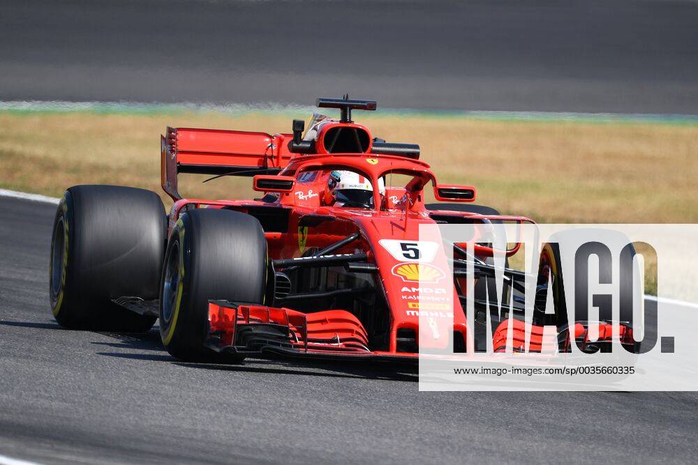 Sebastian VETTEL GER Scuderia Ferrari action in his race car training Formula 1 GP of GermanyGermany Hockenheimring season 2018 on 20 07 2018