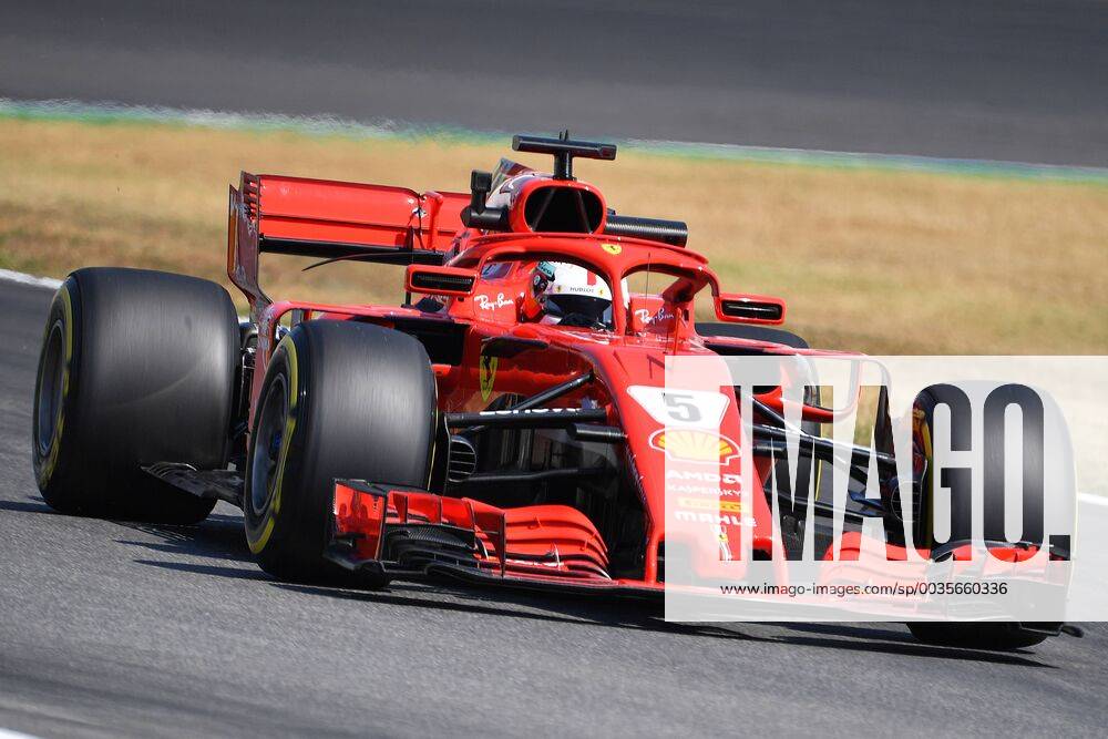 Sebastian VETTEL GER Scuderia Ferrari action in his race car training Formula 1 GP of GermanyGermany Hockenheimring season 2018 on 20 07 2018