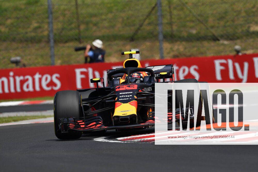 Max Verstappen Red Bull Racing formula 1 GP Hungary in Budapest 27 07 2018 Photo mspb Jerry Andre Max Verstappen formula 1 GP Hungary 2018