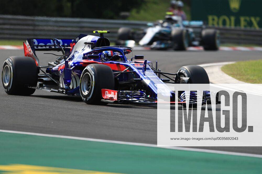 27th July 2018, Hungaroring, Mogyorod, Hungary; Hungarian Formula One Grand Prix, Friday free practice; Scuderia Toro Rosso, Pierre Gasly ActionPlus12050833 Octane