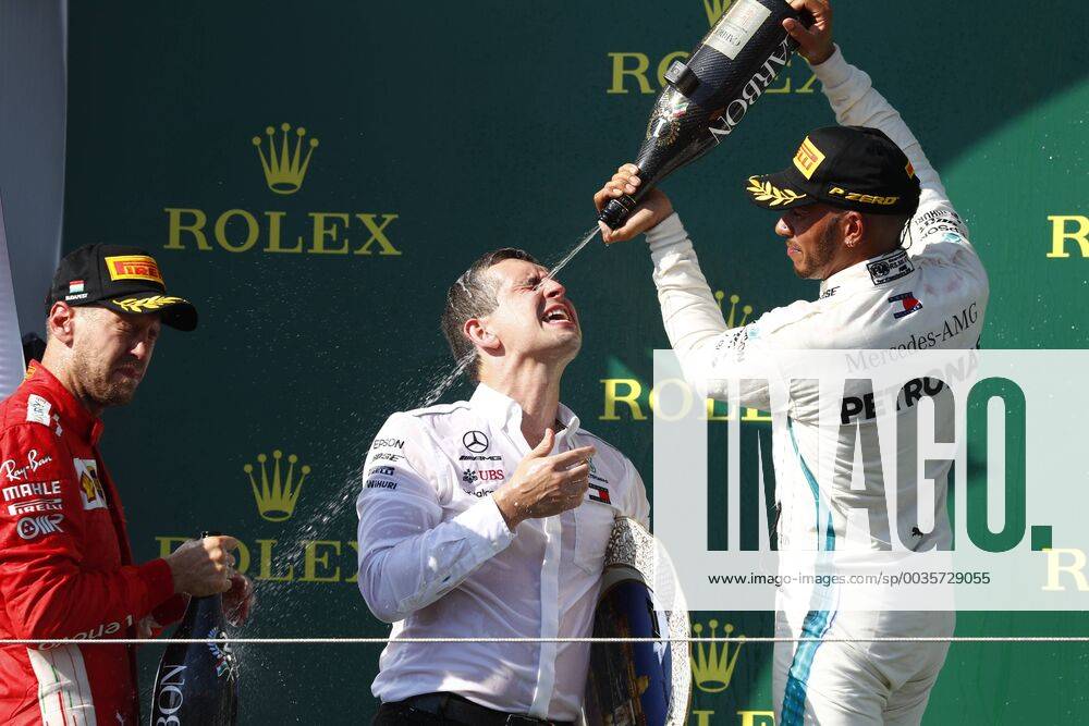 Motorsports: FIA Formula One World Championship WM Weltmeisterschaft 2018, Grand Prix of Hungary, 5 Sebastian Vettel (GER, Scuderia Ferrari), Riccardo Musconi, 44 Lewis Hamilton (GBR, Mercedes AMG Petronas Motorsport), Budapest Hungary