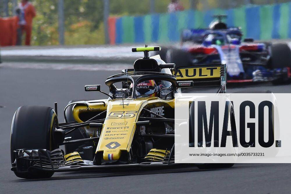 Carrera del GP de F1 de Hungría en el circuito de Hugaroring. En la imagen, Carlos Sainz Jr.Race of Hungarian F1 GP at Hungaroring circuit. In this picture, Carlos Sainz Jr. RV RACING PRESS
