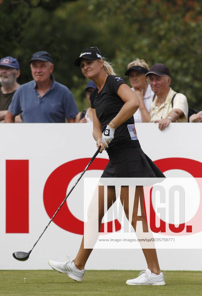 1st August 2018, Royal Lytham &amp; St Annes Golf Club, Lytham St Annes, England; Rioch Womens British Open Golf, practice day; World number 15 Anna Nordqvist (SWE) tees off on the first hole ActionPlus12051838 AlanxMartin