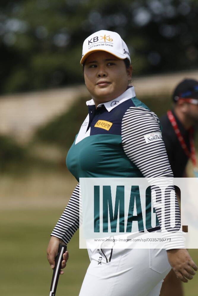 1st August 2018, Royal Lytham & St Annes Golf Club, Lytham St Annes, England; Rioch Womens British Open Golf, practice day; Inbee Park (KOR) walks down the first ActionPlus12051840 AlanxMartin
