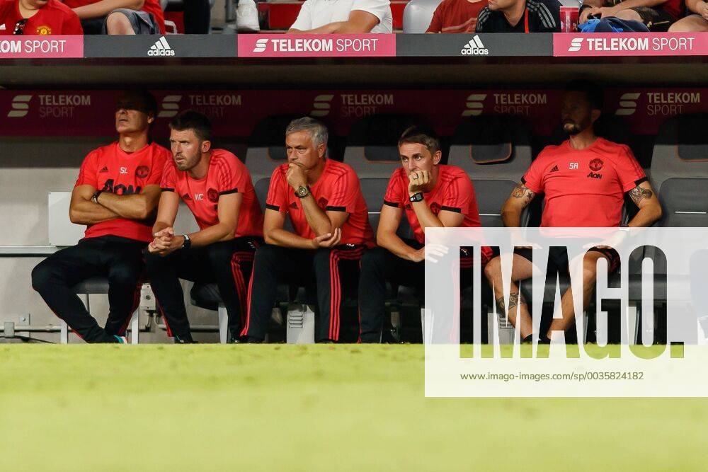 Germany Muenchen 05 08 2018 Test match FC Bayern Muenchen Manchester United coach Jose Mourinho MAN is watching DeFodi048