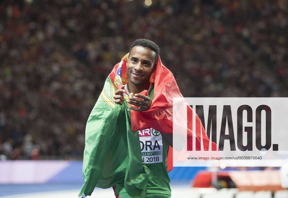Jubilee winner Nelson EVORA POR 1 place final triple jump of the men at the 12 08 2018 European Athletics Championships 2018 in Berlin Germany from 06 08 12 08 2018