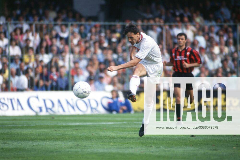 GOL MARCO VAN BASTEN CAMPIONATO SERIE A 1991-92 FOGGIA-MILAN 2-8