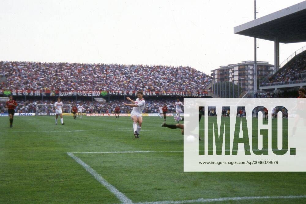 GOL MARCO VAN BASTEN CAMPIONATO SERIE A 1991-92 FOGGIA-MILAN 2-8
