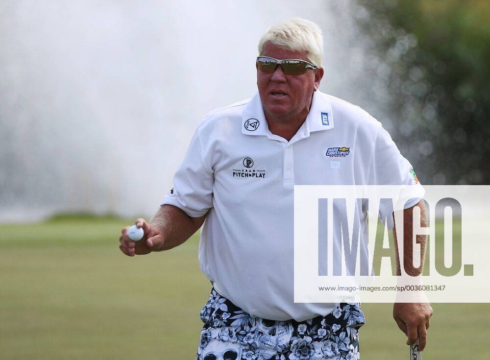 Golfer John Daly in action during the Czech Masters golf tournament within the European Tour, in Vysoky Ujezd, Czech Republic, on August 23, 2018. (CTKxPhoto RomanxVondrous) CTKPhotoP201808230659501 vnd 15