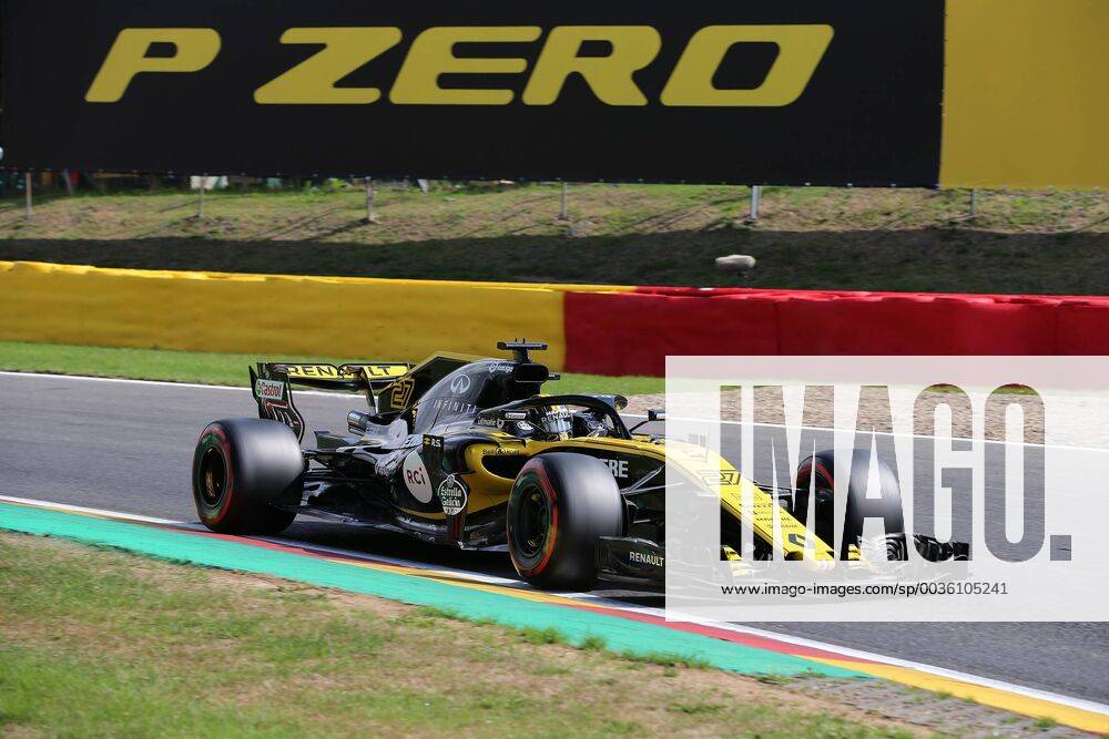 Nico Huelkenberg Renault F1 Team Formula 1 GP Belgium at Spa 24 08 2018 Photo mspb Jean Petin Nico Huelkenberg Formula 1 GP Belgium 2018