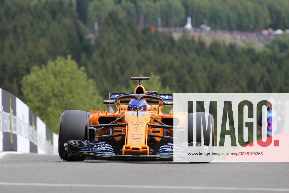 Fernando Alonso McLaren Renault formula 1 GP Belgium at Spa 24 08 2018 Photo mspb Jean Petin Fernando Alonso formula 1 GP Belgium 2018