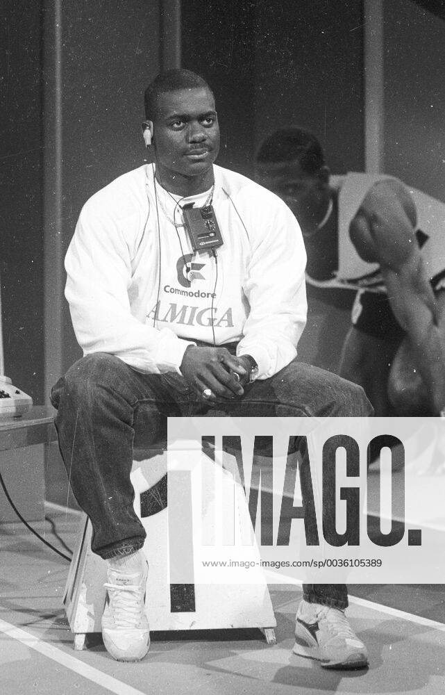 Ben Johnson on ZDF Sportstudio photographed on 19 8 1991 in Mainz Ben Johnson on ZDF Sportstudio photographed on 19 8 1991 in Mainz