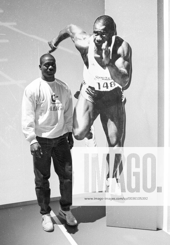 Ben Johnson on ZDF Sportstudio photographed on 19 8 1991 in Mainz Ben Johnson on ZDF Sportstudio photographed on 19 8 1991 in Mainz