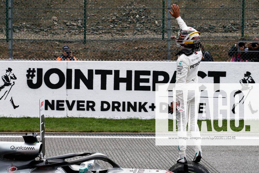 Photo4 LaPresse 25 08 2018 Spa - Francorchamps, Belgium Grand Prix Formula One Belgium 2018 In the pic: pole position Lewis Hamilton (GBR) Mercedes AMG F1 W09