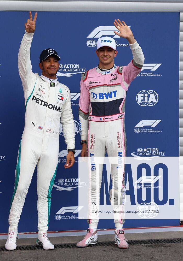 Lewis Hamilton Mercedes Grand Prix Esteban Ocon Sahara Force India F1 Formula 1 GP Belgium at Spa 25 08 2018 Photo mspb Jean Petin Lewis Hamilton Esteban Ocon formula 1 GP Belgium 2018