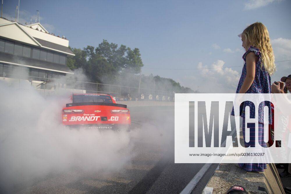 Elkhart Lake, WI, United States of America - Justin Allgaier (7) wins for the 9th Annual Johnsonville 180 at Road America in Elkhart Lake, WI. NASCAR Motorsport USA 2018: Xfinity Series Johnsonville 180 August 25 - ZUMAa161 20180825_zaa_a161_012