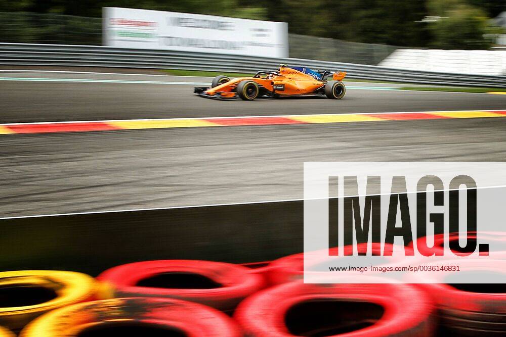 McLaren s Belgian driver Stoffel Vandoorne pictured in action during the Spa-Francorchamps Formula One Grand Prix of Belgium race, in Spa-Francorchamps, Sunday 26 August 2018. BRUNOxFAHY x05414351x