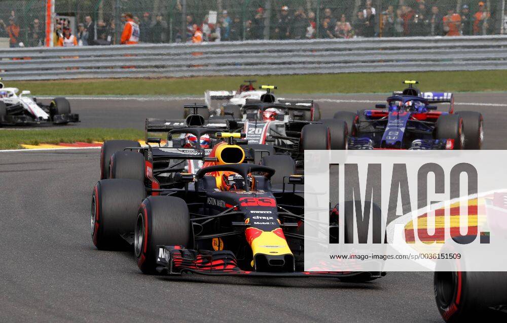 Motorsports: FIA Formula One World Championship WM Weltmeisterschaft 2018, Grand Prix of Belgium, 33 Max Verstappen (NLD, Aston Martin Red Bull Racing), Spa-Francorchamps Belgium