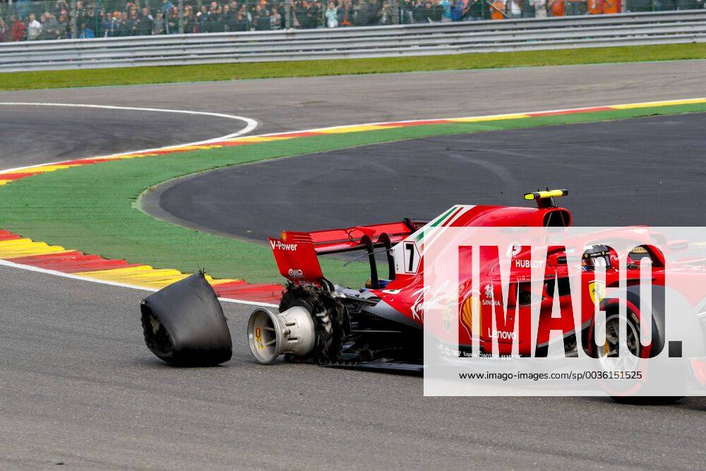 Motorsports: FIA Formula One World Championship WM Weltmeisterschaft 2018, Grand Prix of Belgium, 7 Kimi Raikkonen (FIN, Scuderia Ferrari), Spa-Francorchamps Belgium