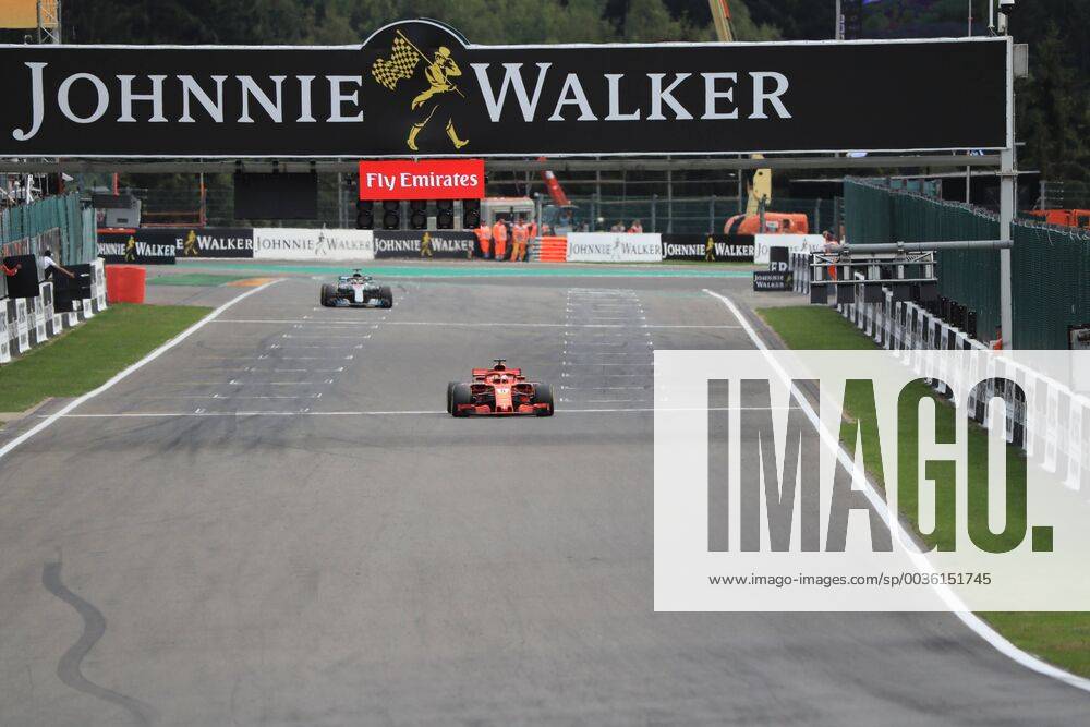 Spa 25 08 2018 F1 Grand Prix F1 Belgium Dimanche Course Vettel Nâˆž5 Ferrari-Hamilton Nâˆž44 Mercedes FORMULE 1 : Course Grand Prix de Belgique - Spa Francorchamps - 26 08 2018 PHOTONEWS PANORAMIC wo